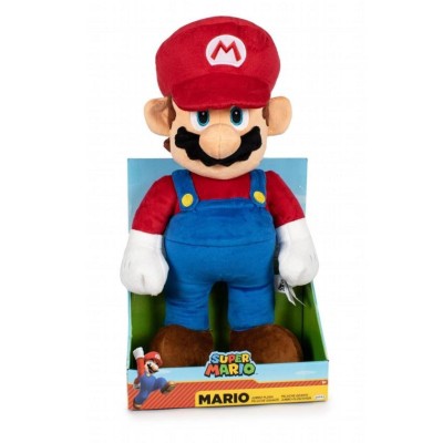 LUIGI- SUPER MARIO PELUCHE SOFT CON CAJA 50CM
