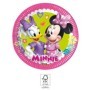 6 PLATOS PAPEL 20CM. MINNIE