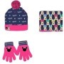 DISNEY MINNIE SET 3PCS BRAGA DE CUELLO+GUANTES+GORRO