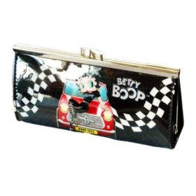 Betty Boop - Billetera - Unisex-jóvenes - Rojo - Retro - Dise?o compacto y decorativo - 17.5 x 8.5 cm
