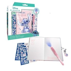 STITCH DIARIO CON BOLIGRAFO MAGICO 22.5*23.5CM