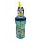 BLUEY VASO CON FIGURITA 3D 360ML