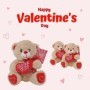 OSO PELUCHE CON CORAZON 2MODELO 24CM