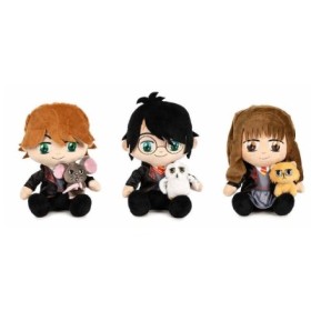 HARRY POTTER PELUCHE SITTING WITH ANIMALS 3 MODEL 30CM