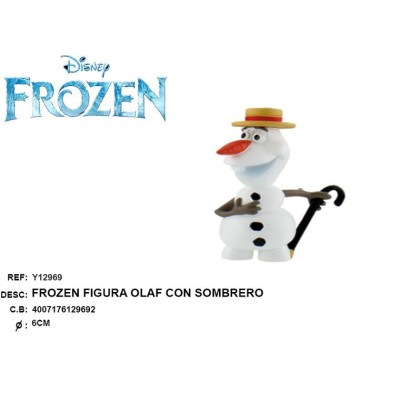 FIGURA OLAF CON SOMBRERO-FROZEN
