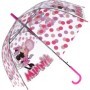 MINNIE PARAGUAS TRANSPARENTE AUTOMATICO 48CM