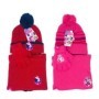 DISNEY MINNIE SET 3PCS  gorro guantes y braga Minnie Mouse