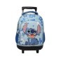 STITCH MOCHILA GRANDE CON TROLLEY 3CREMALLERA 44CM