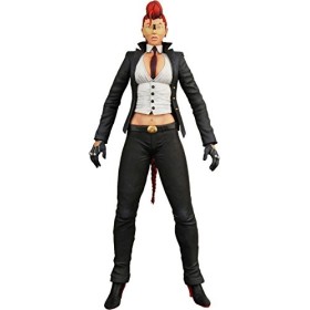 NECA- Crimson Viper, Figura de 18 cm, Street Fighter 4 Serie 1 (NEC0NC44604)