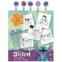 STITCH SET DE COLOREAR CON LAPIZ Y GOMA