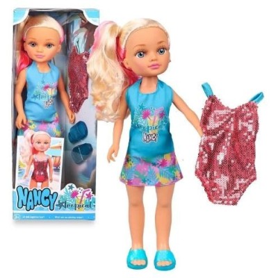 Famosa Nancy Tropical con Vestido Veraniego y Traje Baño NAC93000