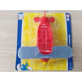 DA121 los Pitufos avion con Figuras articuladas de PVC