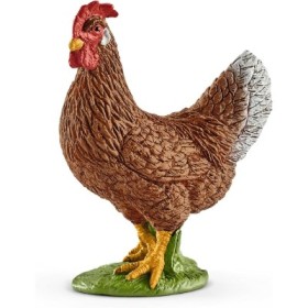 SCHLEICH 17081 Gallina, a Partir de 3 años, Farm World – Figura de Juego