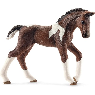 Schleich Schleich-13758 Potro Trakehner, marrón, Color Blanco, 9 Centimeters (13758)