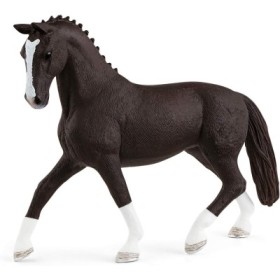 Schleich 13927 Figura de Juguete - Yegua Hannoverian Negro (Horse Club)