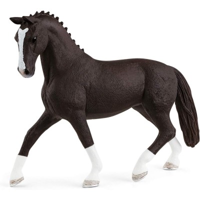 Schleich 13927 Figura de Juguete - Yegua Hannoverian Negro (Horse Club)