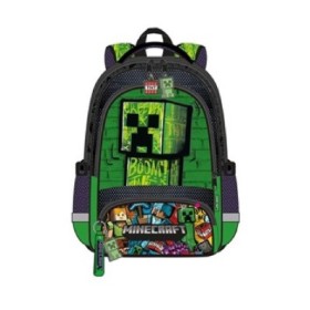 MINECRAFT MOCHILA GRANDE 45CM