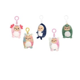 Kawaii Michi Mochis peluche con llavero 5modelo15cm