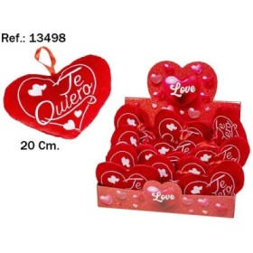 CORAZONES PELUCHE TE QUIERO 20CM