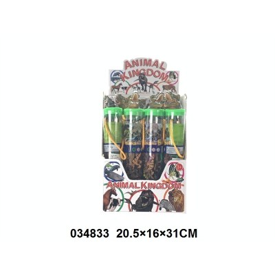 JUGUETE DE DINOSAURIO CON TUBO 18PCS 5CM