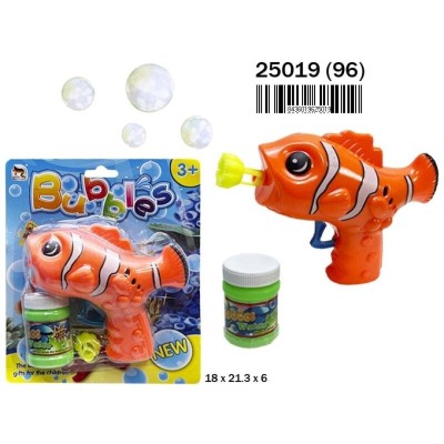 BLISTER PISTOLA POMPAS PEZ PAYASO (24)(96)