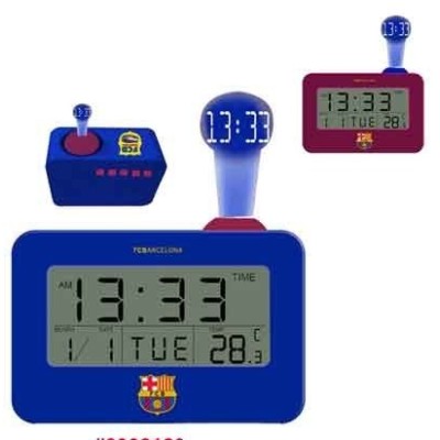 DESPERTADOR PROY.PARLANTE FCB BARCA