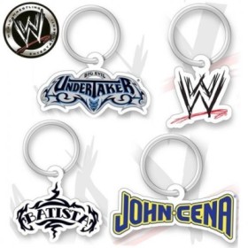 WWE LLAVERO METAL PACK 4MODELO SURTIDOS