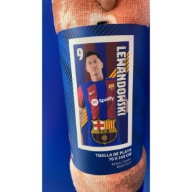 fcb toalla micro100*140cm-lewandoski