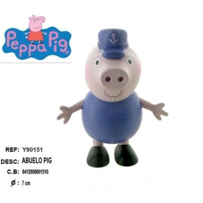 FIGURA ABUELO PIG - PEPPA PIG 7CM-COMANSI