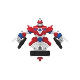 Spin Racers- Peonza, Blazing, Peonza con Lanzador, Trompo Punta giratoria, Modo peonza, Modo Corredor, Luchador, Juguetes, Color