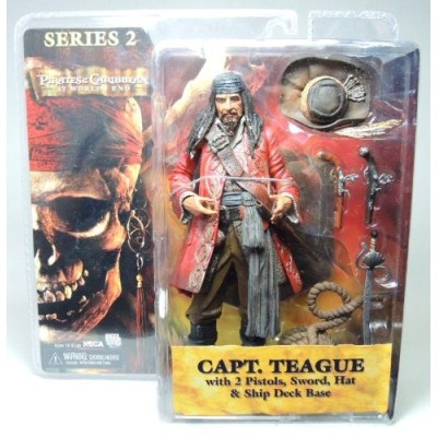 NECA CAPTAIN TEAGUE Pirates Of The Caribbean Figure 18 cm blister