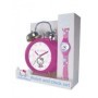 Reloj + despertador Hello Kitty