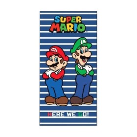 Toalla Playa algodón 70x140cm de Super Mario