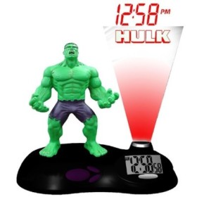 HULK DESPERTADOR CON LUZ PROJECION U LCD DISPLAY