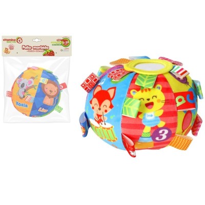 PELOTA SUAVE PARA BEBE 2MODELO 13CM