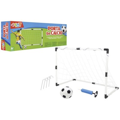 Portería de fútbol plástico con balón y bomba 48*70*95cm