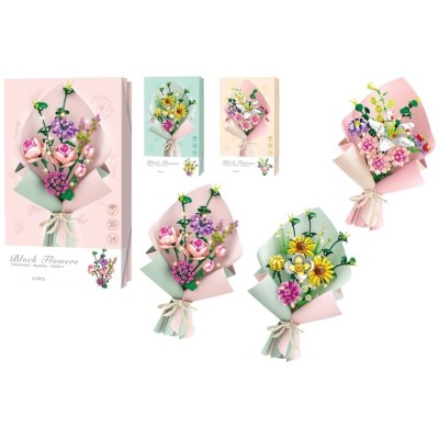 Ramo CUBIX con luces y tarjeta de felicitación 3A