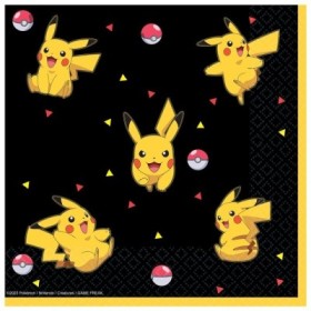 POKEMON SERVILLETAS 33*33CM (16 UDS)