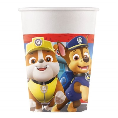 PAW PATROL VASOS PAPEL 200ML (8UNS)