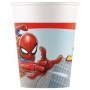 SPIDERMAN VASOS PAPEL 200ML (8UNS)