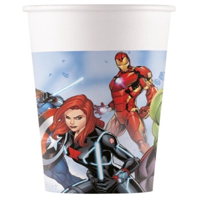 AVENGERS VASOS PAPEL 200ML (8UNS)