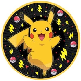 POKEMON PLATOS PAPEL 23 CM (8 UDS)