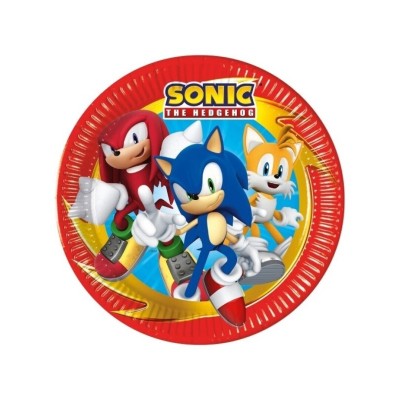 SONIC PLATOS PAPEL 23 CM (8 UDS)