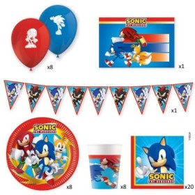 SONIC SET 6 EN CAJA FIESTA