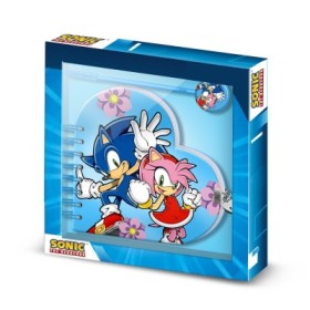 SONIC CUAD CORAZON LLAVE CON BOLIGRAFO