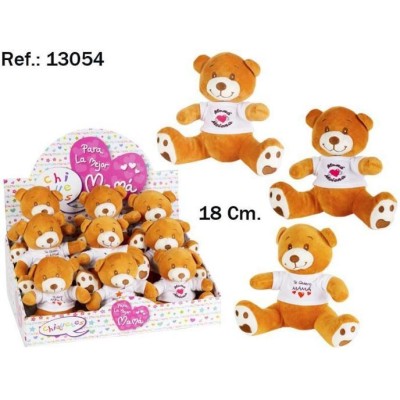 Osito camiseta mama 18cm