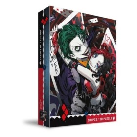 JOKER&HARLEY QUINN PUZZLE 3D 100PCS 23*31CM