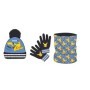 pokemon set3 gorro ponpon+guantes+braga de cuello