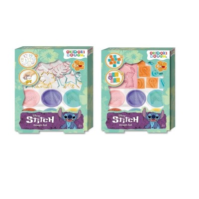 STITCH SET MANUALIDADES PLASTILINA Y MOLDES 2MODELO