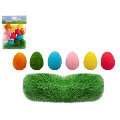 LOTE 12 HUEVOS CON HIERBA